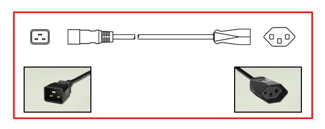 ADAPTER 16 AMPERE-250 VOLT, IEC 60320 C-20 PLUG, SWISS T-23 SEV 1011 (SW2-16R) TYPE J CONNECTOR. CONNECTS SWISS 16 & 10 AMPERE PLUGS (SW2-16P / SW1-10P) WITH IEC 60320 C-19 OUTLETS / CONNECTORS, 2 POLE-3 WIRE GROUNDING, 0.3 METERS (1 FOOT) (12") LONG. BLACK.
<br><font color="yellow">Length: 0.3 METERS (1 FOOT)</font>

<br><font color="yellow">Notes: </font>  
<br><font color="yellow">*</font><font color="yellow">*</font> Scroll down to view related product groups including similar adapters or select from Adapter Links and Transformer Links.
<br><font color="yellow">*</font> Adapter Links:  
<font color="yellow">-</font> <a href="https://www.internationalconfig.com/plug_adapt.asp" style="text-decoration: none">Country Specific Adapters</a> <font color="yellow">-</font> <a href="https://www.internationalconfig.com/universal_plug_adapters_multi_configuration_electrical_adapters.asp" style="text-decoration: none">Universal Adapters</a> <font color="yellow">-</font> <a href="https://www.internationalconfig.com/icc5.asp?productgroup=%27Plug%20Adapters%2C%20International%27" style="text-decoration: none">Entire List of Adapters</a> <font color="yellow">-</font> <a href="https://www.internationalconfig.com/Electrical_Adapters_C13_C14_C19_C20_C15_C7_C5_C21_60309_and_Electrical_Adapter_Power_Cords.asp" style="text-decoration: none">IEC 60320 Adapters</a> <font color="yellow">-</font><BR> <a href="https://www.internationalconfig.com/icc6.asp?item=IEC60320-Power-Cord-Splitters" style="text-decoration: none">IEC 60320 Splitter Adapters </a> <font color="yellow">-</font> <a href="https://www.internationalconfig.com/icc6.asp?item=IEC60320-Power-Cord-Splitters" style="text-decoration: none">NEMA Splitter Adapters </a> <font color="yellow">-</font> <a href="https://www.internationalconfig.com/icc6.asp?item=888-2126-ADPU" style="text-decoration: none">IEC 60309 Adapters</a> <font color="yellow">-</font> <a href="https://www.internationalconfig.com/cordhelp.asp" style="text-decoration: none">Worldwide and IEC Power Cord Selector</a>.
<br><font color="yellow">*</font> Transformer Links: <font color="yellow">-</font> <a href="https://www.internationalconfig.com/icc6.asp?item=Transformers" style="text-decoration: none">Step-Up, Step-Down Transformers & Voltage Converters </a>.