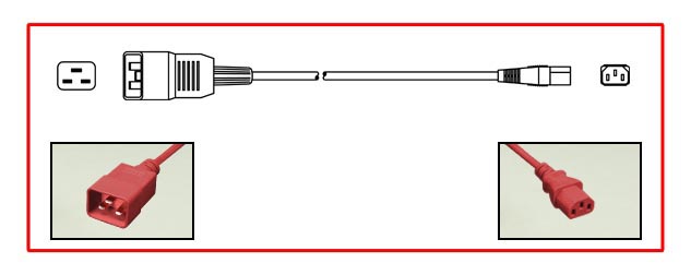 PLUG ADAPTER, DETACHABLE POWER CORD, 15 AMPERE-250 VOLT, IEC 60320 C-20 PLUG, IEC 60320 C-13 CONNECTOR, 14/3 AWG SJT, 105C, 2 POLE-3 WIRE GROUNDING (2P+E), 3.05 METERS (10 FEET) (120") LONG. RED.
<br><font color="yellow">Length: 3.05 METERS (10 FEET)</font>
<br>
<br>

<div style="width:825px">
<div style="float:left"><font color="yellow">*</font>Scroll down to view related color power cords. <font color="yellow">**</font>Return to our color cord selector:</div>
<div style="float:left"><img src="../images/yellow_arrow.png" style="width:20px; margin-left:5px"></div>
<div style="float:left"><a href="https://internationalconfig.com/Color-Power-Cords-Color-Cord-Sets-Red-Blue-Green-Color-Power-Cords-C13-C14-C15-C20-C19-IEC-60320-NEMA-5-15-Red-Blue-Green-Color-Power-Cords.asp">
<img src="../images/color_power_cords_icc6.jpg" style="height:45px; border:2px solid #999999; margin-left:5px"></a></div>
</div>