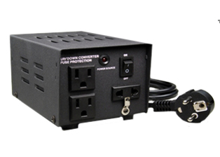 EUROPEAN INTERNATIONAL COMBINATION VOLTAGE STEP-DOWN OR STEP-UP TRANSFORMER, 300 WATTS (VA), 50/60 HZ, FUSED, NEMA 5-15R OUTLET. ON-OFF SWITCH, 5.0 FOOT LONG POWER SUPPLY CORD WITH SCHUKO EU1-16P PLUG. CE MARK.

<br><font color="yellow">Notes: </font> 
<br><font color="yellow">*</font> Adapters available that convert transformer power cord plug to all International and European outlets. View links below.
<br><font color="yellow">*</font> Auto transformers change voltage levels and not frequency from 50 Hz to 60 Hz cycle (Hertz) or vice versa. Appliances using synchronous motors should have motor designed for specific frequency if motor speed is critical for proper operation of appliance or equipment. <font color="yellow">*</font> Not for use with medical equipment or refrigerators.

<br><font color="yellow">*</font><font color="yellow">*</font><font color="yellow">*</font> Scroll down to view transformer & voltage converter models. View links below for Worldwide International plug adapters. 
 
<br><font color="yellow">*</font> Select power connection adapters from adapter links. Adapters available for all countries. 

<br><font color="yellow">*</font> Adapter Links:  
 
<font color="yellow">*</font> <a href="https://www.internationalconfig.com/plug_adapt.asp" style="text-decoration: none">Country Specific Adapters</a>, <font color="yellow">*</font> <a href="https://www.internationalconfig.com/universal_plug_adapters_multi_configuration_electrical_adapters.asp" style="text-decoration: none">Universal Adapters</a>, <font color="yellow">*</font> <a href="https://www.internationalconfig.com/icc5.asp?productgroup=%27Plug%20Adapters%2C%20International%27" style="text-decoration: none">Entire List of Adapters</a>, <font color="yellow">*</font> <a href="https://www.internationalconfig.com/Electrical_Adapters_C13_C14_C19_C20_C15_C7_C5_C21_60309_and_Electrical_Adapter_Power_Cords.asp" style="text-decoration: none">IEC 60320 Adapters</a>, <BR><font color="yellow">*</font> <a href="https://www.internationalconfig.com/icc6.asp?item=IEC60320-Power-Cord-Splitters" style="text-decoration: none">IEC 60320 Splitter Adapters </a>, <font color="yellow">*</font> <a href="https://www.internationalconfig.com/icc6.asp?item=IEC60320-Power-Cord-Splitters" style="text-decoration: none">NEMA Splitter Adapters </a>, <font color="yellow">*</font> <a href="https://www.internationalconfig.com/icc6.asp?item=888-2126-ADPU" style="text-decoration: none">IEC 60309 Adapters</a>, <font color="yellow">*</font> <a href="https://www.internationalconfig.com/cordhelp.asp" style="text-decoration: none">Worldwide and IEC Power Cord Selector</a>.
