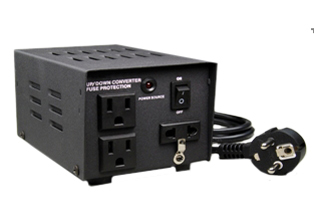 EUROPEAN INTERNATIONAL COMBINATION VOLTAGE STEP-DOWN OR STEP-UP TRANSFORMER, 500 WATTS (VA), 50/60 HZ, FUSED, NEMA 5-15R OUTLET. ON-OFF SWITCH, 5.0 FOOT LONG POWER SUPPLY CORD WITH SCHUKO EU1-16P PLUG. CE MARK.

<br><font color="yellow">Notes: </font> 
<br><font color="yellow">*</font> Adapters available that convert transformer power cord plug to all International and European outlets. View links below.
<br><font color="yellow">*</font> Auto transformers change voltage levels and not frequency from 50 Hz to 60 Hz cycle (Hertz) or vice versa. Appliances using synchronous motors should have motor designed for specific frequency if motor speed is critical for proper operation of appliance or equipment. <font color="yellow">*</font> Not for use with medical equipment or refrigerators.

<br><font color="yellow">*</font><font color="yellow">*</font><font color="yellow">*</font> Scroll down to view transformer & voltage converter models. View links below for Worldwide International plug adapters. 
 
<br><font color="yellow">*</font> Select power connection adapters from adapter links. Adapters available for all countries. 

<br><font color="yellow">*</font> Adapter Links:  
 
<font color="yellow">*</font> <a href="https://www.internationalconfig.com/plug_adapt.asp" style="text-decoration: none">Country Specific Adapters</a>, <font color="yellow">*</font> <a href="https://www.internationalconfig.com/universal_plug_adapters_multi_configuration_electrical_adapters.asp" style="text-decoration: none">Universal Adapters</a>, <font color="yellow">*</font> <a href="https://www.internationalconfig.com/icc5.asp?productgroup=%27Plug%20Adapters%2C%20International%27" style="text-decoration: none">Entire List of Adapters</a>, <font color="yellow">*</font> <a href="https://www.internationalconfig.com/Electrical_Adapters_C13_C14_C19_C20_C15_C7_C5_C21_60309_and_Electrical_Adapter_Power_Cords.asp" style="text-decoration: none">IEC 60320 Adapters</a>, <BR><font color="yellow">*</font> <a href="https://www.internationalconfig.com/icc6.asp?item=IEC60320-Power-Cord-Splitters" style="text-decoration: none">IEC 60320 Splitter Adapters </a>, <font color="yellow">*</font> <a href="https://www.internationalconfig.com/icc6.asp?item=IEC60320-Power-Cord-Splitters" style="text-decoration: none">NEMA Splitter Adapters </a>, <font color="yellow">*</font> <a href="https://www.internationalconfig.com/icc6.asp?item=888-2126-ADPU" style="text-decoration: none">IEC 60309 Adapters</a>, <font color="yellow">*</font> <a href="https://www.internationalconfig.com/cordhelp.asp" style="text-decoration: none">Worldwide and IEC Power Cord Selector</a>.