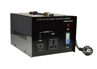 EUROPEAN INTERNATIONAL STEP UP, STEP DOWN VOLTAGE TRANSFORMER, 3000 WATTS (VA), 50/60 HZ, ONE NEMA 5-15R AND ONE EUROPEAN UNIVERSAL FUSED OUTLETS, CIRCUIT BREAKER, POWER ON INDICATOR LIGHT, ON/OFF SWITCH, 5.0 FOOT LONG POWER SUPPLY CORD WITH SCHUKO EU1-16P PLUG. CE MARK.

<br><font color="yellow">Notes: </font> 
<br><font color="yellow">*</font> Adapters available that convert transformer power cord plug to all International and European outlets. View links below.
<br><font color="yellow">*</font> Auto transformers change voltage levels and not frequency from 50 Hz to 60 Hz cycle (Hertz) or vice versa. Appliances using synchronous motors should have motor designed for specific frequency if motor speed is critical for proper operation of appliance or equipment. <font color="yellow">*</font> Not for use with medical equipment or refrigerators.

<br><font color="yellow">*</font><font color="yellow">*</font><font color="yellow">*</font> Scroll down to view transformer & voltage converter models. View links below for Worldwide International plug adapters. 
 
<br><font color="yellow">*</font> Select power connection adapters from adapter links. Adapters available for all countries. 

<br><font color="yellow">*</font> Adapter Links:  
 
<font color="yellow">*</font> <a href="https://www.internationalconfig.com/plug_adapt.asp" style="text-decoration: none">Country Specific Adapters</a>, <font color="yellow">*</font> <a href="https://www.internationalconfig.com/universal_plug_adapters_multi_configuration_electrical_adapters.asp" style="text-decoration: none">Universal Adapters</a>, <font color="yellow">*</font> <a href="https://www.internationalconfig.com/icc5.asp?productgroup=%27Plug%20Adapters%2C%20International%27" style="text-decoration: none">Entire List of Adapters</a>, <font color="yellow">*</font> <a href="https://www.internationalconfig.com/Electrical_Adapters_C13_C14_C19_C20_C15_C7_C5_C21_60309_and_Electrical_Adapter_Power_Cords.asp" style="text-decoration: none">IEC 60320 Adapters</a>, <BR><font color="yellow">*</font> <a href="https://www.internationalconfig.com/icc6.asp?item=IEC60320-Power-Cord-Splitters" style="text-decoration: none">IEC 60320 Splitter Adapters </a>, <font color="yellow">*</font> <a href="https://www.internationalconfig.com/icc6.asp?item=IEC60320-Power-Cord-Splitters" style="text-decoration: none">NEMA Splitter Adapters </a>, <font color="yellow">*</font> <a href="https://www.internationalconfig.com/icc6.asp?item=888-2126-ADPU" style="text-decoration: none">IEC 60309 Adapters</a>, <font color="yellow">*</font> <a href="https://www.internationalconfig.com/cordhelp.asp" style="text-decoration: none">Worldwide and IEC Power Cord Selector</a>.