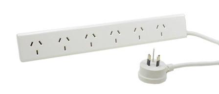 AUSTRALIA, NEW ZEALAND 10 AMPERE 230-240 VOLT (2400 WATT) AS/NZS 4417 (RCM), AS/NZS 3105 (AU1-10R), 6 OUTLET PDU POWER STRIP, CIRCUIT BREAKER, 2 POLE-3 WIRE GROUNDING (2P+E), 1.0 METER (3FT-3IN) LONG CORD. WHITE. 

<br><font color="yellow">Notes: </font> 
<br><font color="yellow">*</font> For horizontal rack applications use #52019 or #52019-BLK mounting plate.
