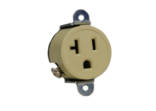 20 AMPERE-125 VOLT AC (USA / CANADA) PANEL MOUNT OUTLET, NEMA 5-20R TYPE B, SPECIFICATION GRADE, SIDE WIRED, SCREW TERMINALS, 2 POLE-3 WIRE GROUNDING (2P+E). IVORY. 

<br><font color="yellow">Notes: </font>

<br><font color="yellow">*</font> NEMA Panel Mount Outlets with same mounting design listed below.
<BR>**NEMA 5-15R Outlet Part #5258 (15A-125V). Accepts NEMA 5-15P plugs.
<BR>**NEMA 5-20R Outlet Part #5358 (20A-125V). Accepts NEMA 5-20P & NEMA 5-15P plugs.
<BR>**NEMA 6-15R Outlet Part #5658 (15A-250V). Accepts NEMA 6-15P plugs.
<BR>**NEMA 6-20R Outlet Part #5858 (20A-250V). Accepts NEMA 6-20P & NEMA 6-15P plugs. 
<br><font color="yellow">*</font> Terminal screw torque = 1.6 Nm-2.0 Nm.
 <br><font color="yellow">View: </font> # <a href="https://internationalconfig.com/icc6.asp?item=5358-QC" style="text-decoration: none">5358-QC</a> "SNAP-IN" panel mount design with Quick Connect / Solder Terminals.
<br><font color="yellow">View:</font> # <a href="https://internationalconfig.com/icc6.asp?item=5379-SS" style="text-decoration: none">5379-SS</a> Flange type panel mount design and # <a href="https://internationalconfig.com/icc6.asp?item=70050-BLK" style="text-decoration: none">70050-BLK</a> Weather resistant panel mount design.    
<br><font color="yellow">*</font> Plugs, power cords, outlets, PDU strips, connectors, inlets, adapters are listed below in related products. Scroll down to view.
