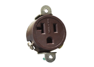 20 AMPERE-125 VOLT AC (USA / CANADA) PANEL MOUNT OUTLET, NEMA 5-20R TYPE B, SPECIFICATION GRADE, SIDE WIRED, SCREW TERMINALS, 2 POLE-3 WIRE GROUNDING (2P+E). BROWN. 

<br><font color="yellow">Notes: </font>

<br><font color="yellow">*</font> NEMA Panel Mount Outlets with same mounting design listed below.
<BR>**NEMA 5-15R Outlet Part #5258 (15A-125V). Accepts NEMA 5-15P plugs.
<BR>**NEMA 5-20R Outlet Part #5358 (20A-125V). Accepts NEMA 5-20P & NEMA 5-15P plugs.
<BR>**NEMA 6-15R Outlet Part #5658 (15A-250V). Accepts NEMA 6-15P plugs.
<BR>**NEMA 6-20R Outlet Part #5858 (20A-250V). Accepts NEMA 6-20P & NEMA 6-15P plugs. 
<br><font color="yellow">*</font> Terminal screw torque = 1.6 Nm-2.0 Nm.
 <br><font color="yellow">View: </font> # <a href="https://internationalconfig.com/icc6.asp?item=5358-QC" style="text-decoration: none">5358-QC</a> "SNAP-IN" panel mount design with Quick Connect / Solder Terminals.
<br><font color="yellow">View:</font> # <a href="https://internationalconfig.com/icc6.asp?item=5379-SS" style="text-decoration: none">5379-SS</a> Flange type panel mount design and # <a href="https://internationalconfig.com/icc6.asp?item=70050-BLK" style="text-decoration: none">70050-BLK</a> Weather resistant panel mount design.    
<br><font color="yellow">*</font> Plugs, power cords, outlets, PDU strips, connectors, inlets, adapters are listed below in related products. Scroll down to view.
