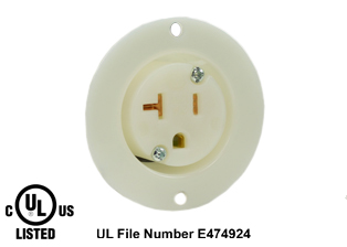 20 AMPERE-125 VOLT NEMA 5-20R FLANGED PANEL MOUNT POWER OUTLET, IMPACT RESISTANT NYLON BODY, 2 POLE-3 WIRE GROUNDING (2P+E), SPECIFICATION GRADE. WHITE. 

<br><font color="yellow">Notes: </font> 
<br><font color="yellow">*</font> Weatherproof / dust proof applications use #5200-WSC cover & #5200-WTC terminal shield or # 79480 WP cover. 
<br><font color="yellow">*</font> Temp. range = -40C to +75C. Terminals accept 16AWG-10AWG. Max. torque = 11 in. lbs.
<br><font color="yellow">**</font> NEMA Flanged Panel Mount Outlets with same mounting pattern listed below.
<BR>**NEMA 5-15R Outlet Part #5279-SS (15A-125V). Accepts NEMA 5-15P plugs. 
<BR>**NEMA 5-20R Outlet Part #5379-SS (20A-125V). Accepts NEMA 5-20P & NEMA 5-15P plugs.
<BR>**NEMA 6-15R Outlet Part #5679-SS (15A-250V). Accepts NEMA 6-15P plugs. 
<BR>**NEMA 6-20R Outlet Part #5479-SS (20A-250V). Accepts NEMA 6-20P & NEMA 6-15P plugs.
<BR>**NEMA L5-15R Locking Outlet #4715-SS (15A-125V). Accepts NEMA L5-15P Locking plugs.
<BR>**NEMA L6-15R Locking Outlet #L615-FO (15A-250V). Accepts NEMA L6-15P Locking plugs.

<br><font color="yellow">View:</font> Optional panel mount designs # <a href="https://internationalconfig.com/icc6.asp?item=5358-I" style="text-decoration: none">5358-I</a>, # <a href="https://internationalconfig.com/icc6.asp?item=5358-QC" style="text-decoration: none">5358-QC</a> (Quick Connect / Solder Terminals), # <a href="https://internationalconfig.com/icc6.asp?item=70050-BLK" style="text-decoration: none">70050-BLK</a> weather resistant.

<br><font color="yellow">*</font> Plugs, power cords, outlets, PDU strips, connectors, inlets, adapters are listed below in related products. Scroll down to view.
    