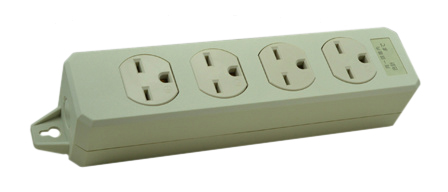 JAPAN 15 AMPERE-250 VOLT 4 OUTLET PDU POWER STRIP, JIS C 8303 TYPE B (JA2-15R) NEMA 6-15R, 2 POLE-3 WIRE GROUNDING (2P+E). GRAY. PSE, JET APPROVED. 

<br><font color="yellow">Notes: </font> 
<br><font color="yellow">*</font> #56514-LC outlet accepts 15A-250V NEMA 6-15P, Japan 15A-250V JA2-15P plugs.
<br><font color="yellow">*</font> For horizontal rack mount applications use #52019, #52019-BLK mounting plates.
<br><font color="yellow">*</font> Japan power cords, plugs, outlets, connectors are listed below in related products. Scroll down to view.
