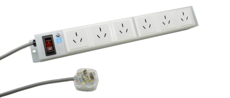 CHINA 16 AMPERE-250 VOLT 6 OUTLET (CH2-16R) PDU POWER STRIP, "19 IN." SURFACE OR VERTICAL RACK MOUNT, METAL ENCLOSURE, SHUTTERED CONTACTS, ILLUMINATED 15 AMPERE DOUBLE POLE CIRCUIT BREAKER, 2 POLE-3 WIRE GROUNDING (2P+E), 2.0 METER (6FT-7IN) LONG CORD WITH CH2-16P PLUG. GRAY.
<br><font color="yellow">Notes: </font> 
<br><font color="yellow">*</font> Power strip outlets accept only 16A-250V (CH2-16P) China plugs. 
<br><font color="yellow">*</font> Operating temp. = 0C to +60C.
<br><font color="yellow">*</font> Storage temp. = -10C to +70C.
<br><font color="yellow">*</font> China plugs, outlets, power cords, connectors, outlet strips, GFCI sockets listed below in related products. Scroll down to view.