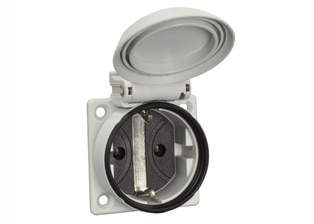 AC FLANGED PANEL MOUNT OUTLET TYPE F SOCKET, STECK-DOSEN outlet,cee7-7,cee7 /7,cee 7 7 SCHUKO STECKER plug,cee7 16 Europlug adapter,cee7 4,cee7,cee7/16  europlug,cee7