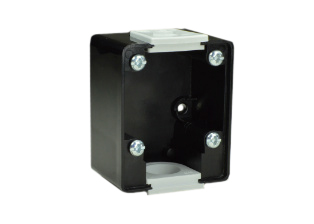 WEATHERPROOF IP44, IP54 ** RATED SURFACE MOUNT WALL BOX FOR PANEL MOUNT OUTLETS. BLACK.

<br><font color="yellow">Notes: </font> 
<br><font color="yellow">*</font> Receptacle sealing gasket included.
<br><font color="yellow">*</font> Din rail mountable, use #70125-DIN bracket.
<br><font color="yellow">*</font> Wall box accepts "lift lid" weatherproof outlets and standard versions.
<br><font color="yellow">*</font> **Wall box #70125 is IP44, IP54 rated when combined with IP44, IP54 rated outlets.
<br><font color="yellow">*</font> View print for specific outlets that can be mounted on wall box.
<br><font color="yellow">*</font> Outlets, sockets, receptacles, wall plates and accessories are listed below in related products. Scroll down to view.
