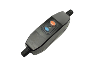 INTERNATIONAL-LINE GFCI (RCCB / RCD) PRCD-S 16 AMPERE-230/240 VOLT, 50Hz, 10mA TRIP, IP55 WEATHERPROOF IN-LINE CONNECTOR, 2 POLE-3 WIRE GROUNDING (2P+E). TEST / RESET BUTTONS. BLACK. RoHS COMPLIANT, TUV, CE. 

<br><font color="yellow">Notes: </font> 
<br><font color="yellow">*</font> Operating temp. = -25C to +40C.
<br><font color="yellow">*</font> Requires Reset after power failure. Not for use on freezers, refrigerators, life support equipment or equipment where power must be maintained.
<br><font color="yellow">*</font> GFCI (RCD) outlets, sockets, receptacles, In-line connectors, extension cords listed below in related products. Scroll down to view.

