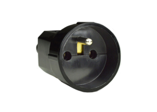 FRANCE, BELGIUM CONNECTOR, 16 AMPERE-250 VOLT CEE 7/5 (FR1-16R) TYPE E, F REWIREABLE IN-LINE CONNECTOR, 2 POLE-3 WIRE GROUNDING (2P+E). BLACK. 

<br><font color="yellow">Notes: </font> 
<br><font color="yellow">*</font> Terminals accept 4.0mm (12 AWG) conductors, Max. cord dia. = 10mm (0.394").

<br><font color="yellow">*</font> Watertight IP68/IP66 Locking Connector available # <a href="https://internationalconfig.com/icc6.asp?item=71175" style="text-decoration: none">71175"</a>. Locking design also prevents accidental disconnect.

<br><font color="yellow">*</font> All CEE 7/7 European Schuko type plugs & power cords connect with France / Belgium outlets, sockets, connectors.
