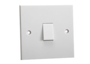 EUROPEAN THREE WAY (TWO WAY), 10 AMPERE-250 VOLT ON/OFF SWITCH, (86mmX86mm Size), SCREW TERMINALS. WHITE.
<br><font color="yellow">Notes: </font> 
<BR> <font color="yellow">*</font> Switch mounts on European, British wall boxes with 60mm (60.3mm) centers.
<br><font color="yellow">*</font> View # 72350X47D, 72350X35D, 72350X25D, 72350-F, 72360, 72360-RED wall box series. Not for use with # 77190 wall box.
<br><font color="yellow">*</font> Weatherproof cover available, IP55 rated # 74790-A.
<BR><font color="yellow">*</font> Weatherproof enclosure available # 74790X45 (IP66 rated).  