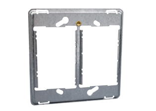 MOUNTING FRAME FOR 25mmX50mm MODULAR SIZE SOUTH AFRICA OUTLETS, SWITCHES. FRAME ACCEPTS COMBINATIONS OF SIX 25mmX50mm OR TWO 25mmX50mm & TWO 50mmX50mm SIZE MODULAR DEVICES. 

<br><font color="yellow">Notes: </font> 
<br><font color="yellow">*</font> Mounts on American / South Africa 4x4 wall boxes.
<br><font color="yellow">*</font> Requires one #73415 wall plate.
<br><font color="yellow">*</font> Plugs, power cords, sockets, switches, mounting frames and wall plates are listed below. Scroll down to view.