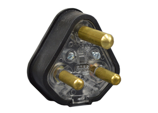TEMPORARILY DISCONTINUED ITEM. 
<br>
<br>
REPLACEMENT OPTION 73130-BLK
<br>
<br>


SOUTH AFRICA PLUG (**), 16 AMPERE-250 VOLT, <font color="yellow"> TYPE M </font> PLUG, SANS 164-1, BS 546, (UK2-15P), REWIREABLE PLUG, 2 POLE-3 WIRE GROUNDING (2P+E), O.D. CORD GRIP = 11mm (0.433") DIA., BLACK. 
<br><font color="yellow">Notes: </font> 
<br><font color="yellow">** SABS Approved. {South Africa Bureau of Standards}</font> 
<br><font color="yellow">**</font> Type M plugs connect with South Africa 15A/16A-250V outlets.


 