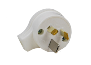 AUSTRALIA / NEW ZEALAND PLUG (AU2-15P), 15 AMPERE-250 VOLT AS/NZS 3112, REWIREABLE ANGLE POWER PLUG, 2 POLE-3 WIRE GROUNDING. WHITE.

<br><font color="yellow">Notes: </font> 
<br><font color="yellow">*</font> Plug connects with 15 Ampere, 20 Ampere Australian, New Zealand outlets, connectors.
<br><font color="yellow">*</font> Scroll down to view related products.
