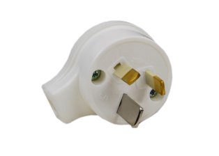 AUSTRALIA / NEW ZEALAND PLUG (AU2-15P), 15 AMPERE-250 VOLT AS/NZS 3112, REWIREABLE ANGLE POWER PLUG, 2 POLE-3 WIRE GROUNDING. WHITE.

<br><font color="yellow">Notes: </font> 
<br><font color="yellow">*</font> Plug connects with 15 Ampere, 20 Ampere Australian, New Zealand outlets, connectors.
<br><font color="yellow">*</font> Scroll down to view related products.
