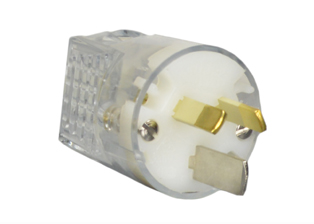 AUSTRALIA / NEW ZEALAND PLUG, 15 AMPERE-250 VOLT AS/NZS 3112 (AU2-15P), REWIREABLE POWER PLUG, 2 POLE-3 WIRE GROUNDING. CLEAR (TRANSPARENT). 

<br><font color="yellow">Notes: </font> 
<br><font color="yellow">*</font> Plug connects with 15 Ampere, 20 Ampere Australian, New Zealand outlets, connectors.
<br><font color="yellow">*</font> Scroll down to view related products.
