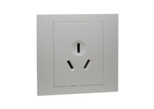 CHINA 16 AMPERE-250 VOLT (CH2-16R) GB 2099.1 POWER OUTLET, TYPE I, (86mmX86mm Size), 2 POLE-3 WIRE GROUNDING (2P+E). WHITE.

<br><font color="yellow">Notes: </font> 
<br><font color="yellow">*</font> Mounts on European wall boxes with 60mm (60.3mm) centers. View # 72350,72350-F,72360 wall boxes.
 <br><font color="yellow">*</font> Weatherproof panel mount outlet - Use covers # 74790, #74790-A, # 74790-B1.

<br><font color="yellow">*</font> Outlet accepts 16 ampere (CH2-16P) China plugs only.
