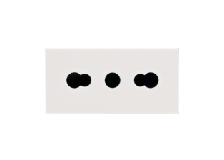 ITALY, CHILE, S. AMERICA 16/10 AMPERE-250 VOLT CEI 23-16/VII (IT1-10R/IT2-16R MODULAR OUTLET, 22.5mmx45mm SIZE, SHUTTERED CONTACTS, 2 POLE-3 WIRE GROUNDING. WHITE. 

<br><font color="yellow">Notes: </font>  
<br><font color="yellow">*</font> Outlet accepts 16 ampere & 10 Ampere Italian plugs.
<br><font color="yellow">*</font> Mounts on American 2X4 wall boxes, requires frame # 79170X45-N & # 79140X45-N wall plate (White, SS). 
<br> <font color="yellow">*</font> Mounts on American 4X4 wall boxes, requires frame # 79210X45-N & # 79215X45-N wall plate (White) & blank 79590X45.
<br><font color="yellow">*</font> Mounts on European wall boxes (60mm on center), requires frame # 79250X45-N & wall plate # 79266X45-N.
<br><font color="yellow">*</font> Surface mount insulated wall boxes # 680601X45 series. Surface mount Metal wall boxes # 79240X45 series.
<br><font color="yellow">*</font> Surface mount weatherproof, IP66 rated. Requires frame # 730091X45 & # 74790X45 wall box.
<br><font color="yellow">*</font> Panel mount frames # 79110X45, # 79110X45-ALU. <a href="https://www.internationalconfig.com/catalog_pages/pg94.pdf" style="text-decoration: none" target="_blank"> Panel Mount Instruction Guide</a>
<br><font color="yellow">*</font> Complete range of modular devices and mounting component options. <a href="https://www.internationalconfig.com/modular_electrical_devices.asp" style="text-decoration: none">Modular Devices Link</a>
 <br><font color="yellow">*</font> Wall plates, boxes, outlets, switches, modular GFCI/RCD and circuit breakers are listed below. Scroll down to view.