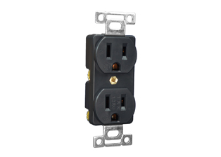 JAPAN 15 AMPERE-125 VOLT DUPLEX OUTLET, JIS C 8303 TYPE B (JA1-15R) NEMA 5-15R, IMPACT RESISTANT NYLON BODY, 2 POLE-3 WIRE GROUNDING (2P+E), BACK OR SIDE WIRED. BLACK. PSE, JET APPROVED. 

<br><font color="yellow">Notes: </font> 
<br><font color="yellow">*</font> Outlet mounts on American 2x4 wall boxes. Mating wall plate #78501.
<br><font color="yellow">*</font> Outlet accepts 15A-125V American NEMA 5-15P, NEMA 1-15P plugs, Japan JA1-15P plugs. <font color="YELLOW"> Locking version available #78500-LK. Prevents accidental disconnects.</font>
<br><font color="yellow">*</font> Japan power cords, plugs, outlets, connectors are listed below in related products. Scroll down to view.
