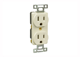 JAPAN 15 AMPERE-125 VOLT DUPLEX RECEPTACLE, OUTLET, SOCKET, JIS C 8303 TYPE B (JA1-15R) NEMA 5-15R, IMPACT RESISTANT NYLON BODY, 2 POLE-3 WIRE GROUNDING (2P+E), BACK OR SIDE WIRED. IVORY. PSE, JET APPROVED. 

<br><font color="yellow">Notes: </font> 
<br><font color="yellow">*</font> Outlet mounts on American 2x4 wall boxes. Mating wall plate #78501.
<br><font color="yellow">*</font> Outlet accepts 15A-125V American NEMA 5-15P, NEMA 1-15P plugs, Japan JA1-15P plugs. <font color="YELLOW"> Locking version available #78500-LK. Prevents accidental disconnects.</font>
<br><font color="yellow">*</font> Japan power cords, plugs, outlets, connectors are listed below in related products. Scroll down to view.


 