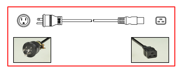 TAIWAN 15 AMPERE-125 VOLT DETACHABLE POWER CORD, CNS10917-2 [TW1-15] PLUG, IEC 60320 C-19 CONNECTOR, VCTF 2.0mm2 CONDUCTORS, 70C, 2 POLE-3 WIRE GROUNDING [2P+E], 2.5 METERS [8FT-2IN] [98"] LONG. BLACK. COILED.
<br><font color="yellow">Length: 2.5 METERS [8FT-2IN]</font>  
