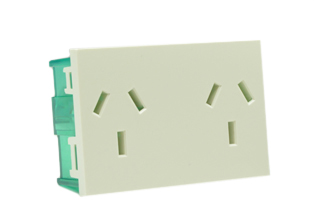 ARGENTINA 10A-250V MODULAR DUPLEX OUTLET, TYPE I (AR1-10R), 75mmX50mm SIZE, WALL BOX MOUNT, SCREWLESS TERMINALS, 2 POLE-3 WIRE GROUNDING (2P+E). WHITE. 

<br><font color="yellow">Notes: </font> 

<br><font color="yellow">*</font> Mounts on American 2x4 wall boxes. Requires frame # 84202-F & wall plate # 84202-D (White).  Options: Dark Gray, Chrome.  

<br><font color="yellow">*</font> Mounts on American 4x4 wall boxes. Requires frame # 84203-F & wall plate # 84705 (White).  Options: Dark Gray, Chrome. 
 
<br><font color="yellow">*</font> Surface mount wall boxes, View # 84444 series, # 84425-AR.

<br><font color="yellow">*</font> Duplex outlet WP cover # 84202-WP. 
 
<br><font color="yellow">*</font> Duplex 10A-250V outlet, surface mount # 84201-DSM. 


 <br><font color="yellow">*</font> Scroll down in related products to view South America, Argentina, Brazil, Chile, Peru plugs, outlets, GFCI/RCD sockets, power cords, power strips, plug adapters for all South America countries.

 
 