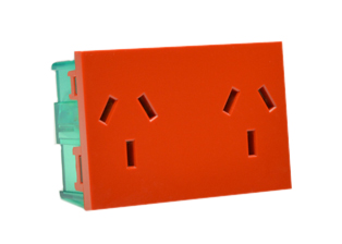 ARGENTINA 10A-250V MODULAR DUPLEX OUTLET, TYPE I (AR1-10R), 75mmX50mm SIZE, WALL BOX MOUNT, SCREWLESS TERMINALS, 2 POLE-3 WIRE GROUNDING (2P+E). RED. 

<br><font color="yellow">Notes: </font> 

<br><font color="yellow">*</font> Mounts on American 2x4 wall boxes. Requires frame # 84202-F & wall plate # 84202-D (White).  Options: Dark Gray, Chrome.  

<br><font color="yellow">*</font> Mounts on American 4x4 wall boxes. Requires frame # 84203-F & wall plate # 84705 (White).  Options: Dark Gray, Chrome. 
 
<br><font color="yellow">*</font> Surface mount wall boxes, View # 84444 series, # 84425-AR.

<br><font color="yellow">*</font> Duplex outlet WP cover # 84202-WP. 
 
<br><font color="yellow">*</font> Duplex 10A-250V outlet, surface mount # 84201-DSM. 


 <br><font color="yellow">*</font> Scroll down in related products to view South America, Argentina, Brazil, Chile, Peru plugs, outlets, GFCI/RCD sockets, power cords, power strips, plug adapters for all South America countries.

 
 