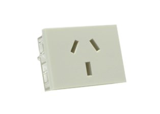 ARGENTINA 10A-250V MODULAR OUTLET, TYPE I (AR1-10R), 37mmX50mm SIZE, WALL BOX, PANEL, DIN RAIL MOUNT, 2 POLE-3 WIRE GROUNDING (2P+E). WHITE.  Terminal screws torque = 0.8Nm 

<br><font color="yellow">Notes: </font> 

<br><font color="yellow">*</font> Outlet mounts on American 2x4 wall boxes. Requires frame # 84202-F & wall plate # 84702 (White).  Options: Dark Gray, Chrome.

<br><font color="yellow">*</font> Weatherproof Cover # 84202-WP, IP 55 rated, Mounts on American 2X4 Wall box or Panel Mount.   
  
<br><font color="yellow">*</font> Outlet mounts on American 4x4 wall boxes. Requires frame # 84203-F & wall plate # 84705 (White).  Options: Dark Gray, Chrome. 
 
<br><font color="yellow">*</font> Outlet Panel Mounts. Requires frame # 84455 (White) Option: Dark Gray. DIN Rail mount. Requires frame # 84449. White. 

<br><font color="yellow">*</font> Surface mount wall boxes, View # 84443 series. Surface mount weatherproof box , IP 55 rated # 84446. White.
 <br><font color="yellow">*</font> Scroll down in related products to view South America, Argentina, Brazil, Chile, Peru plugs, outlets, GFCI/RCD sockets, power cords, power strips, plug adapters for all South America countries.

 
 