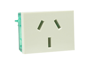 ARGENTINA 20A-250V MODULAR OUTLET TYPE I (AR2-20R), 37mmX50mm SIZE, SHUTTERED CONTACTS, 2 POLE-3 WIRE GROUNDING (2P+E), WALL BOX, PANEL, DIN RAIL MOUNT. WHITE. Terminal screws torque = 0.8Nm 
 

<br><font color="yellow">Notes: </font> 

<br><font color="yellow">*</font> Outlet mounts on American 2x4 wall boxes. Requires frame # 84202-F & wall plate # 84702 (White).  Options: Dark Gray, Chrome.

<br><font color="yellow">*</font> Weatherproof Cover # 84202-WP, IP 55 rated, Mounts on American 2X4 Wall box or Panel Mount.   
  
<br><font color="yellow">*</font> Outlet mounts on American 4x4 wall boxes. Requires frame # 84203-F & wall plate # 84705 (White).  Options: Dark Gray, Chrome. 
 
<br><font color="yellow">*</font> Outlet Panel Mounts. Requires frame # 84455 (White) Option: Dark Gray. DIN Rail mount. Requires frame # 84449. White. 

<br><font color="yellow">*</font> Surface mount wall boxes, View # 84443 series. Surface mount weatherproof box , IP 55 rated # 84446. White.

 <br><font color="yellow">*</font> Scroll down in related products to view South America, Argentina, Brazil, Chile, Peru plugs, outlets, GFCI/RCD sockets, power cords, power strips, plug adapters for all South America countries.
 