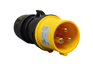 IEC 60309 (4h) PIN & SLEEVE PLUG, 20 AMPERE-120 VOLT, SPLASHPROOF (IP44), 2 POLE-3 WIRE GROUNDING (2P+E), CEE 17, IEC 309, COMPRESSION STRAIN RELIEF, NYLON (POLYAMIDE BODY), OPERATING TEMP. = -25C TO +80C. YELLOW. 

<br><font color="yellow">Notes: </font> 
<br><font color="yellow">*</font> 888-21000-NS has internal wiring polarity orientation designed for use in North America and therefore is C(UL)US approved. If point of use for this product is outside North America use our 999 series pin and sleeve devices which meet approvals and polarity requirements for European countries. <a href="https://internationalconfig.com/icc6.asp?item=999-21000-NS" style="text-decoration: none">999 Series Link</a>
<br><font color="yellow">*</font> Scroll down to view additional yellow IEC 60309 (4h) devices listed below in the related products or download the IEC 60309 Pin & Sleeve Brochure to view pin and sleeve devices.

