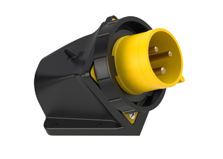 WALL MOUNT INLET, 30A-120V, SURFACE MOUNT BOX, WATERTIGHT IP67, 4h, 2P3W, YELLOW.
<br>PIN & SLEEVE SURFACE, WALL MOUNT INLET. cULus Approved. Conformity Standards, UL 1682, UL 1686, IEC 60309-1, IEC 60309-2, CSA C22.2 182.1, CEE, EN 60309-1, EN 60309-2.

<br><font color="yellow">Notes: </font>
<br><font color="yellow">*</font> 888-523924-NS has internal wiring polarity orientation designed for use in North America and therefore is C(UL)US approved. If point of use for this product is outside North America use our 999 series pin and sleeve devices which meet approvals and polarity requirements for European countries. <a href="https://internationalconfig.com/icc6.asp?item=999-72324-NS" style="text-decoration: none">999 Series Link</a>
<br><font color="yellow">*</font> View "Dimensional Data Sheet" for extended product detail specifications and device measurement drawing.
<br><font color="yellow">*</font> View "Associated Products 1" for general overview of devices within this product category.
<br><font color="yellow">*</font> View "Associated Products 2" to download IEC 60309 Pin & Sleeve Brochure containing cULus listed pin & sleeve devices.
<br><font color="yellow">*</font> Select mating IEC 60309 IP44 splashproof and IP67 watertight devices individually listed below under related products. Scroll down to view.