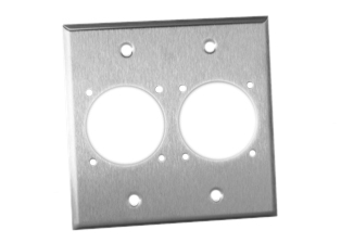 WEATHER RESISTANT TWO GANG STAINLESS STEEL WALL PLATE WITH GASKET. MOUNTS TWO WEATHERPROOF OUTLETS ON AMERICAN 4X4 WALL BOXES. 

<br><font color="yellow">Notes: </font> 
<br><font color="yellow">*</font> Note: Use new part number # 97120-DBZ. Same item as 97120-D. See listed below in related products.
<br><font color="yellow">*</font> American, European, United Kingdom, Australian and Worldwide / International weatherproof IP44, IP54, IP66, IP68 outlets, sockets, receptacles listed below in related products. Scroll down to view.

 