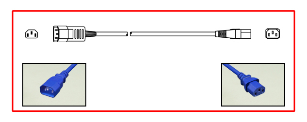 IEC 60320 C-14, C-13 DETACHABLE POWER CORD, 10 AMPERE-250 VOLT (UL/CSA), 18/3 AWG, SJT, 105C CORDAGE, 2 POLE-3 WIRE GROUNDING (2P+E), 0.3 METERS (1 FOOT) (12") LONG. BLUE.
<br><font color="yellow">Length: 0.3 METERS (1 FOOT)</font>
<br>
<br>

<div style="width:825px">
<div style="float:left"><font color="yellow">*</font>Scroll down to view related color power cords. <font color="yellow">**</font>Return to our color cord selector:</div>
<div style="float:left"><img src="../images/yellow_arrow.png" style="width:20px; margin-left:5px"></div>
<div style="float:left"><a href="https://internationalconfig.com/Color-Power-Cords-Color-Cord-Sets-Red-Blue-Green-Color-Power-Cords-C13-C14-C15-C20-C19-IEC-60320-NEMA-5-15-Red-Blue-Green-Color-Power-Cords.asp">
<img src="../images/color_power_cords_icc6.jpg" style="height:45px; border:2px solid #999999; margin-left:5px"></a></div>
</div>
