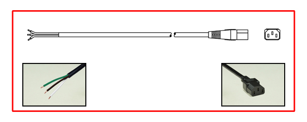 IEC 60320 C-13 POWER SUPPLY CORD, 13 AMPERE-250 VOLT [UL/CSA], 2 POLE-3 WIRE GROUNDING [2P+E], 16/3 AWG, SJTO, 105C, 2.5 METERS [8FT-2IN] [98"] LONG. BLACK.
<br><font color="yellow">Length: 2.5 METERS [8FT-2IN]</font>

<br><font color="yellow">Notes: </font> 
<br><font color="yellow">*</font> UL/CSA approved 13 Amp., 15 Amp.
<br><font color="yellow">*</font> C14 to C13 power cords and universal approved (UL, CSA, VDE, CCC) 10 Amp. C14 to C13 power cords are available in various lengths.
<br><font color="yellow">*</font> C14 to C13 Y-splitter cords along with C14, C13, C20, C19 power cords, power strips, plugs, connectors and adapters are also listed below in related products. Scroll down to view.