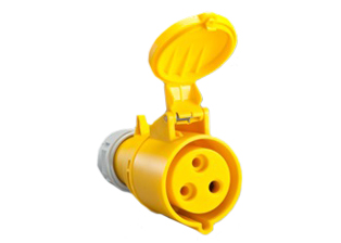 IEC 60309 (4h) PIN & SLEEVE CONNECTOR, 32 AMPERE 110-130 VOLT, 50/60 HZ, SPLASHPROOF (IP44), 2 POLE-3 WIRE GROUNDING (2P+E), CEE 17, IEC 309, COMPRESSION STRAIN RELIEF, NYLON (POLYAMIDE BODY), OPERATING TEMP. = -25°C TO +80°C. YELLOW. OVE APPROVED. 

<br><font color="yellow">Notes: </font> 
<br><font color="yellow">*</font> 999-31012-NS has internal wiring polarity orientation designed for use in countries outside of North America and therefore is only European approved. If point of use for this product is within North America use our 888 series pin and sleeve devices which meet approvals and polarity requirements for North America. <a href="https://internationalconfig.com/icc6.asp?item=888-31012-NS" style="text-decoration: none">888 Series Link</a>
<br><font color="yellow">*</font> Scroll down to view additional yellow IEC 60309 (4h) devices listed below in the related products or <BR>download the IEC 60309 Pin & Sleeve Brochure to view the entire range of pin and sleeve devices.