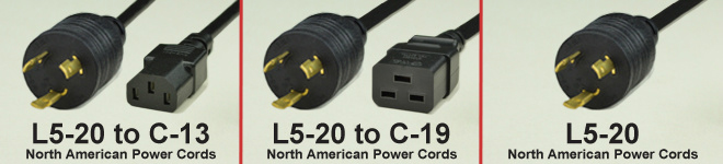 NEMA L520 LOCKING POWER CORDS
<BR>
<font color="yellow">Scroll down to related products to view and select: </font> In stock L520 locking power cords.