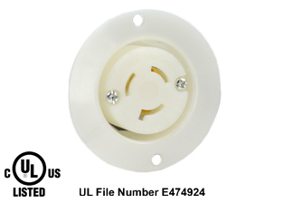 15 AMPERE-250V VOLT NEMA L6-15R FLANGED PANEL MOUNT POWER OUTLET, IMPACT RESISTANT NYLON BODY, 2 POLE-3 WIRE GROUNDING (2P+E), SPECIFICATION GRADE. WHITE. 

<br><font color="yellow">Notes: </font> 
<br><font color="yellow">*</font> Weatherproof / dust proof applications use #5200-WSC cover & #5200-WTC terminal shield or # 79480 WP cover. 
<br><font color="yellow">*</font> Temp. range = -40C to +75C. Terminals accept 16AWG-10AWG. Max. torque = 11 in. lbs.
<br><font color="yellow">**</font> NEMA Flanged Panel Mount Outlets with same mounting pattern listed below.
<BR>**NEMA L5-15R Locking Outlet #4715-SS (15A-125V). Accepts NEMA L5-15P Locking plugs.
<BR>**NEMA L6-15R Locking Outlet #L615-FO (15A-250V). Accepts NEMA L6-15P Locking plugs.
<BR>**NEMA 5-15R Outlet Part #5279-SS (15A-125V). Accepts NEMA 5-15P plugs. 
<BR>**NEMA 5-20R Outlet Part #5379-SS (20A-125V). Accepts NEMA 5-20P & NEMA 5-15P plugs.
<BR>**NEMA 6-15R Outlet Part #5679-SS (15A-250V). Accepts NEMA 6-15P plugs. 
<BR>**NEMA 6-20R Outlet Part #5479-SS (20A-250V). Accepts NEMA 6-20P & NEMA 6-15P plugs.
 
<br><font color="yellow">View:</font> Optional panel mount design # <a href="https://internationalconfig.com/icc6.asp?item=4560" style="text-decoration: none">4560</a>.

<br><font color="yellow">View:</font> High Power NEMA Locking 20A, 30A Power Outlets. <a href="https://www.internationalconfig.com/catalog_pages/flanged_inlets_flanged_outlets_guide.pdf" style="text-decoration: none">NEMA Flanged Outlets 
 & Inlets Guide</a> 
<br><font color="yellow">*</font> Plugs, power cords, outlets, PDU strips, connectors, inlets, adapters are listed below in related products. Scroll down to view.
