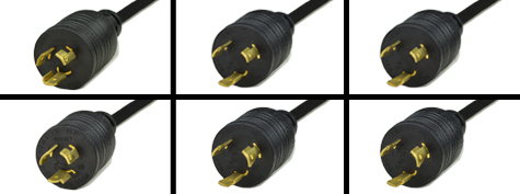 EXTENSIVE RANGE OF NEMA LOCKING POWER CORDS. 
<BR> 
AVAILABLE IN STOCK, CHOOSE LOCKING L515, LOCKING L615, LOCKING L520, LOCKING L620, LOCKING L530 AND LOCKING L630 POWER CORDS.
<BR>
<font color="yellow">Scroll down to related products to view: </font> Locking power cords sorted by NEMA locking configurations.